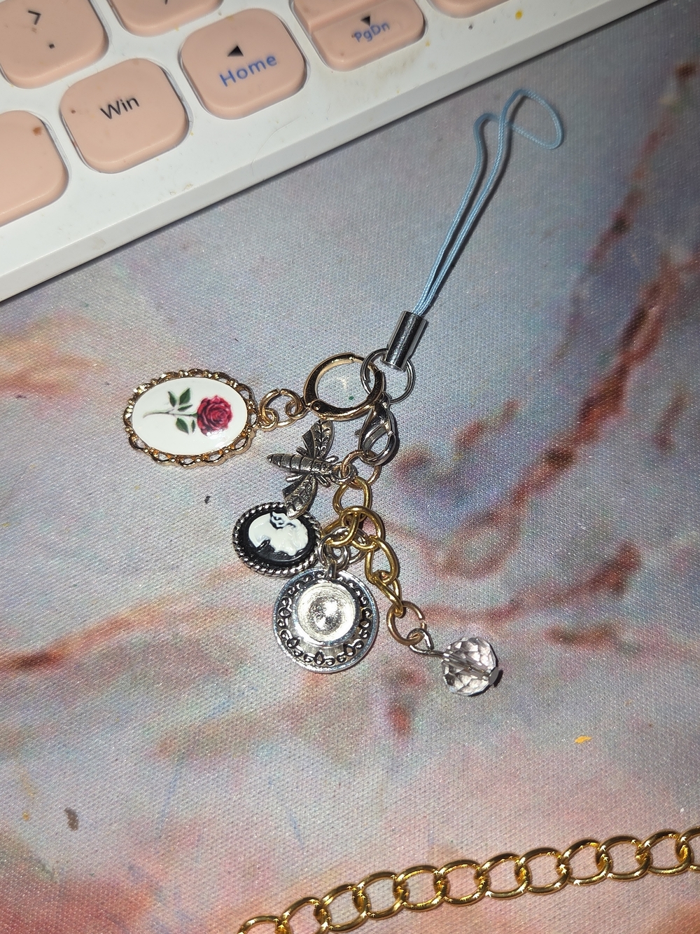 Hand Crafted Bridgerton-Daphne Inspired Phone Charm
